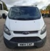WHITE FORD TRANSIT CUSTOM 290 DIESEL PANEL VAN 1995CC FIRST REGISTERED 26/3/2018 REG: NW14CAP MILEAGE : 66,069 1 KEY WITH V5 MOT UNTIL 27/9/2025 NOTE SIDE DOOR JAMMED - 5