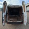 WHITE FORD TRANSIT CUSTOM 290 DIESEL PANEL VAN 1995CC FIRST REGISTERED 26/3/2018 REG: NW14CAP MILEAGE : 66,069 1 KEY WITH V5 MOT UNTIL 27/9/2025 NOTE SIDE DOOR JAMMED - 12