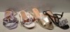 52 X BRAND NEW MIXED FOOTWEAR LOT TO INCLUDE GIVAN BLACK SANDALS - GIVANA GOLD SANDALS - GIVANA WHITE AND PURPLE SANDALS - GIVANA HIGH HEELS - ETC ALL IN VARIOUS SIZES