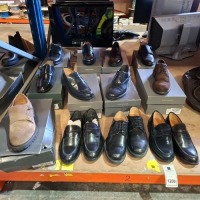 12 X BRAND NEW MIXED DAN JOHN FOOTWEAR LOT TO INCLUDE TAUPE DOPPIA FIBBIA SHOES 43 - BLUE COLLEGE FONDO SHOES 45 - BLUE FRANCESSINA SHOES 43 - BROWN DERBY SUEDE VINTAGE 43 ETC (PLEASE NOTE 3X SHOES WITHOUT BOX - SOME BOXES WITH DAMAGE)
