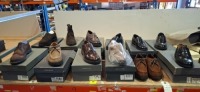 12 X BRAND NEW MIXED DAN JOHN FOOTWEAR LOT TO INCLUDE BLACK COLLEGE FONDO SHOES 41 - TAUPE SCARPA FIBBIA IN SUEDE SHOES 43 - BROWN INGEGNERE SUEDE SHOES 42 - BROWN STIVALETTO SUEDE BOOTS 42 ETC