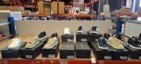 17 X BRAND NEW MIXED DAN JOHN FOOTWEAR LOT TO INCLUDE BLUE-BIEGE-BLACK-WHITE SNEAKER ECOSUEDE SHOES - SIZES 42-43-44