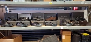 12 X BRAND NEW MIXED DAN JOHN FOOTWEAR LOT TO INCLUDE BLUE MOCASSINO BOCCO SHOES 44 - BROWN DERBY SUEDE SHOES 45 - BROWN DERBY LISCIA SHOES 41 - BLACK BEATLES FONDO GOMMA 42 - ETC