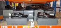 12 X BRAND NEW MIXED DAN JOHN FOOTWEAR LOT TO INCLUDE BLACK DERBY FISCIA SHOES 41 - MPRO DERBY SUEDE SHOES 44 - BLACK FRANCESINA CUOIO SHOES 46 - MORO INGENERE PELLE SHOES 44 ETC