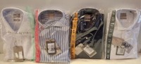 20 X BRAND NEW MIXED DAN JOHN SHIRT LOT TO INCLUDE ABBIGLIAMENTO WHITE SHIRTS - OXFORD WHITE SHIRTS - ROYAL BLUE STRIPE SHIRTS - MACRO PIQUET WHITE SHIRTS - NAVY OXFORD SHIRTS ETC IN SIZES 38-40-41-44 RRP-&pound;39.99PP