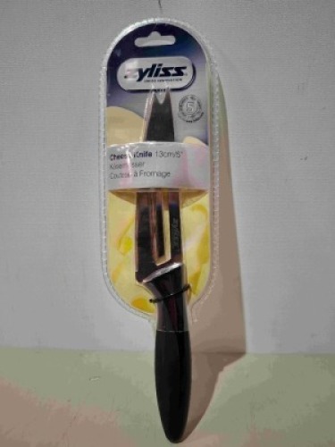 50 X BRAND NEW ZYLISS CHEESE KNIFES IN SIZE 13CM - RRP EACH &pound;11 IN 8 BOXES ( NOTE BOXES DAMAGED )