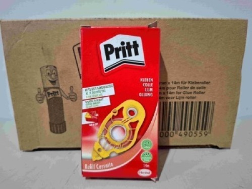 210 X BRAND NEW PRITT REFILL CASSETTES