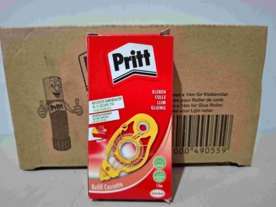 210 X BRAND NEW PRITT REFILL CASSETTES