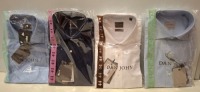 20 X BRAND NEW MIXED DAN JOHN SHIRT LOT TO INCLUDE OXFORD WHITE SHIRTS - OXFORD NAVY SHIRTS - CAMICIA BLUE SHIRTS IN SIZES 40-42-44 ETC RRP&pound;39.99