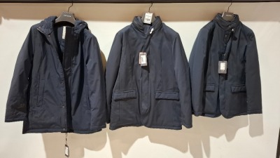 3 X BRAND NEW DAN JOHN NAVY FIELD JACKETS IN SIZES S-XL £149.99 PP