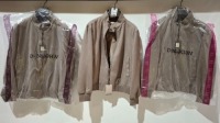 3 X BRAND NEW DAN JOHN TAUPE BOMBER ECO SUEDE JACKETS IN SIZES L-XL -3XL - &pound;119.99 PP