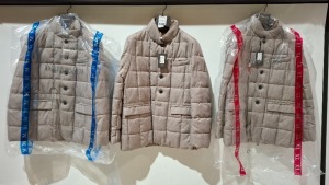 3 X BRAND NEW DAN JOHN GIACCA TRAPUNTATA BIEGE COATS IN SIZES M-XL - £139.99 PP
