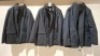 3 X BRAND NEW DAN JOHN TECHNICAL PERFORMANCE NAVY JACKETS IN SIZES M-2XL-3XL - &pound;149.99 PP
