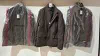 3 X BRAND NEW DAN JOHN TECHNICA FIELD JACKETS IN GREY SIZES XL-2XL-3XL - &pound;149.99 PP