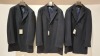 3 X BRAND NEW DAN JOHN COPPATTO MONOPETTO NAVY JERSEY JACKETS IN SIZES 46-50-52 - £139.99 PP