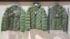 3 X BRAND NEW DAN JOHN PIUMINO TRAPUNTATO GREEN HOODED COATS IN SIZES S-M-L - &pound;79.99 PP