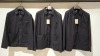 3 X BRAND NEW DAN JOHN DARK PURPLE JERSEY OVERSHIRTS IN SIZES XL-XXL - £159.99 PP