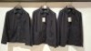 3 X BRAND NEW DAN JOHN DARK PURPLE JERSEY OVERSHIRTS IN SIZES XL-XXL - &pound;159.99 PP