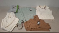 20 X BRAND NEW PIECE MIXED DAN JOHN CLOTHING LOT TO INCLUDE KNITTED VESTS - CREW NECK JUMPERS - TURTLE NECK JUMPERS ETC
