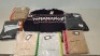 15 X BRAND NEW PIECE MIXED DAN JOHN CLOTHING LOT TO INCLUDE 1/4 ZIP KNITTED JUMPERS - TURTLE NECK JUMPERS - CREW NECK KNITTED JUMPERS - ETC