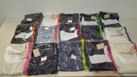 15 X BRAND NEW PIECE MIXED DAN JOHN CLOTHING LOT TO INCLUDE CREW NECK JUMPERS - TURTLE NECK JUMPERS IN VARIOUS COLOURS AND STYLES
