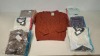 15 X BRAND NEW PIECE MIXED DAN JOHN CLOTHING LOT TO INCLUDE CREW NECK JUMPERS - TURTLE NECK JUMPERS IN VARIOUS COLOURS AND STYLES