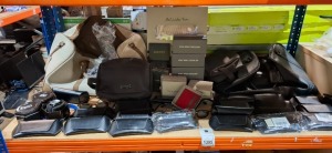 50 + PIECE BRAND NEW MIXED DAN JOHN LOT TO INCLUDE VARIOUS SUN GLASSES - LEATHER STYLE BAGS - DAN JOHN AFTERSHAVE - DAN JOHN CARD HOLDERS - DAN JOHN WATCHES ETC