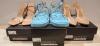 30 X BRAND NEW MISSGUIDED MIXED SHOE LOT TO INCLUDE SQAURE TOE HIGH HEELS IN BLACK - COURT SHOES IN CLEAR - POINTED TOE STILETTOS IN NUDE - CROCHET TIE UP HEELED SANDALS ETC IN SIZE 8