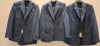 3 X BRAND NEW DAN JOHN BLUE CHECK ABITO DI GALLES FULL SUITS IN SIZES 46-48-54 - RRP-£239.99 PP