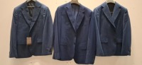 5 X BRAND NEW DAN JOHN GIACCA COMPONIBLE BLUE SUIT BLAZERS IN SIZE 44-58-60 ETC RRP-&pound;129.99