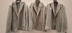 5 X BRAND NEW DAN JOHN GIACCA PIED DE POULE SUIT BLAZERS IN SIZES 50-52-56 - RRP-£199.99