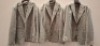 5 X BRAND NEW DAN JOHN GIACCA PIED DE POULE SUIT BLAZERS IN SIZES 50-52-56 - RRP-&pound;199.99