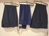 10 X BRAND NEW MIXED DAN JOHN SUIT PANTS IN BLUE IN VARIOUS SIZES RRP-49.99 PP