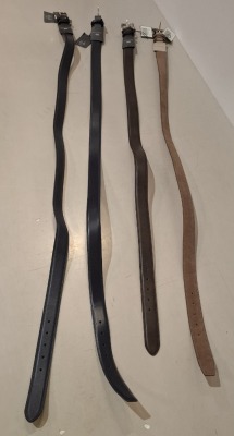 25 X BRAND NEW MIXED DAN JOHN BELTS LOT IN VARIOUS STYLES AND COLOURS (PLEASE SEE PICTURE)