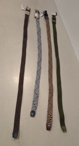 25 X BRAND NEW MIXED DAN JOHN BELTS LOT IN VARIOUS STYLES AND COLOURS (PLEASE SEE PICTURE)