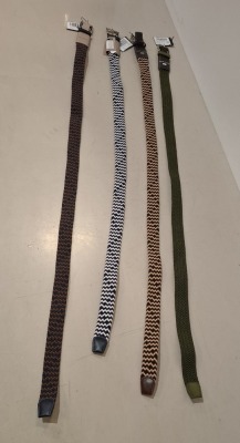 25 X BRAND NEW MIXED DAN JOHN BELTS LOT IN VARIOUS STYLES AND COLOURS (PLEASE SEE PICTURE)