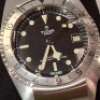 TUDOR BLACK BAY P01 70150 AUTOMATIC WATCH WITH BROWN LEATHER STRAP - SERIAL NUMBER GZ15143 WITH ORIGINAL BOX RRP &pound;2600 - 2