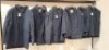 6 X BRAND NEW DAN JOHN COATES WITH HOOD IN NAVY BLUE IN SIZES 3XL , M , L , XXL , - RRP EACH &pound;150 - TOTAL RRP &pound;900