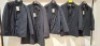 5 X BRAND NEW DAN JOHN TRENCH TRAPUNTATOS IN NAVY BLUE IN SIZES 50 , 52 , 60 AND M - PPE EACH &pound;140 - TOTAL RRP &pound;700
