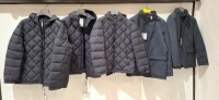5 X BRAND NEW DAN JOHN JACKETS IN NAVY BLUE IN SIZES S , M , L , XL AND XXL - RRP EACH &pound;80 - TOTAL RRP &pound;400