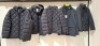 5 X BRAND NEW DAN JOHN JACKETS IN NAVY BLUE IN SIZES S , M , L , XL AND XXL - RRP EACH &pound;80 - TOTAL RRP &pound;400