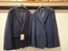 5 X BRAND NEW DAN JOHN SUIT BLAZERS IN NAVY IN MIXED SIZES 50,52,54 - RRP EACH &pound;130