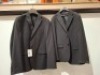 5 X BRAND NEW MIXED DAN JOHN SUIT BLAZERS LOT TO INCLUDE 4X IN BLACK IN SIZES 50,54 1X IN GREY IN SIZE 54 - RRP EACH &pound;130