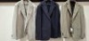 5 X BRAND NEW MIXED DAN JOHN SUIT BLAZERS LOT TO INCLUDE 3 X IN NAVY IN SIZES 44,50,54 , 1X IN GREY IN SIZE 50 , 1X IN GREEN IN SIZE 44 - RRP EACH &pound;130