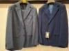 5 X BRAND NEW DAN JOHN SUIT BLAZERS IN BLUE IN SIZES 44,48,50 - RRP EACH - &pound;130
