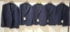 5 X BRAND NEW DAN JOHN SUIT BLAZERS IN NAVY BLUE IN SIZES 46 , 44 , 52 , 48 , AND 56 - RRP EACH &pound;130