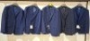 5 X BRAND NEW DAN JOHN SUIT BLAZERS IN NAVY BLUE IN SIZES 56 , 52 , 50 , - RRP EACH &pound;130