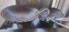 STAINLESS STEEL WATER COOLED 2-BURNER GAS STOVE / WOK BURNER WITH FRAME & LARGE COOKING UTENSILS (SEE ALL IMAGES) - 3