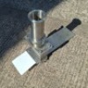 STAINLESS STEEL AUTOMATIC JAPANESE GYOZA DUMPLING MAKING MACHINE ON A PORTABLE STAND AND AN ATTACHMENT - 3