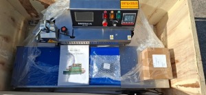 STAINLESS STEEL INTELLIGENT INKJET CONTINUOUS SEALING MACHINE PM-1800 (APPEARS BRAND NEW STILL IN PACKAGING CRATE)